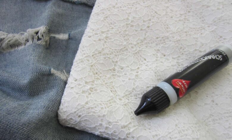 [DIY] Löcher in Jeans kreativ Stopfen 1