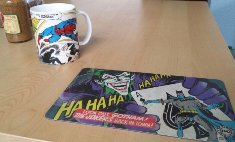 Klassische Marvel und DC Comics Motive auf Wohnaccessoires 1