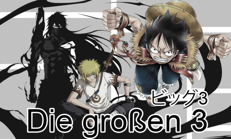 Die großen 3 der Manga 1