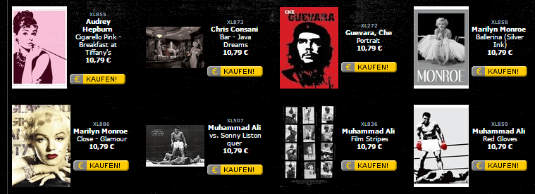 Poster im Online-Shop GoBäng 1