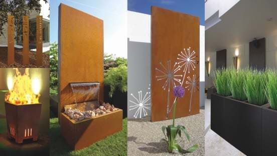 Gartengestaltung mit Metall 2 Produkte_UEbersicht