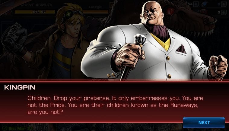 Marvel: Avengers Alliance | Facebook-Game & App 2 King Pin Marvel Avengers Alliance