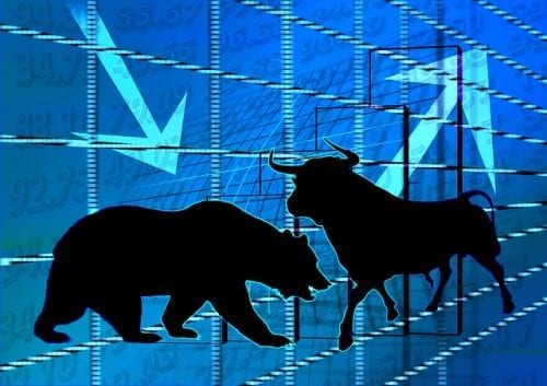 Der Bullenmarkt und der Bärenmarkt an der Börse 1