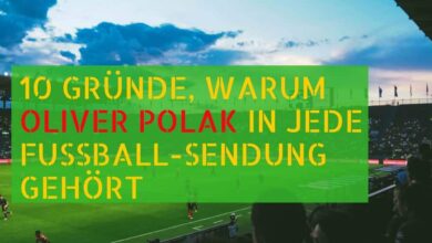 10 Gründe, warum Oliver Polak in jede Fußball-Sendung gehört 10 10 Gründe, warum Oliver Polak in jede Fußball-Sendung gehört 10