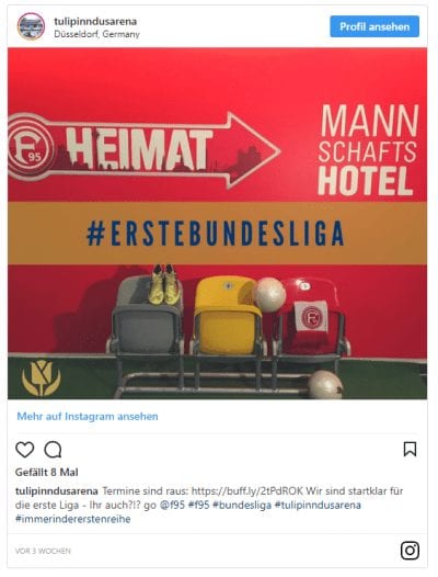 Das Stadionerlebnis im Tulip Inn Düsseldorf 2 Das Stadionerlebnis im Tulip Inn Düsseldorf 2