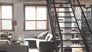 Die Treppe ist das Herzstück einer Maisonettewohnung 1