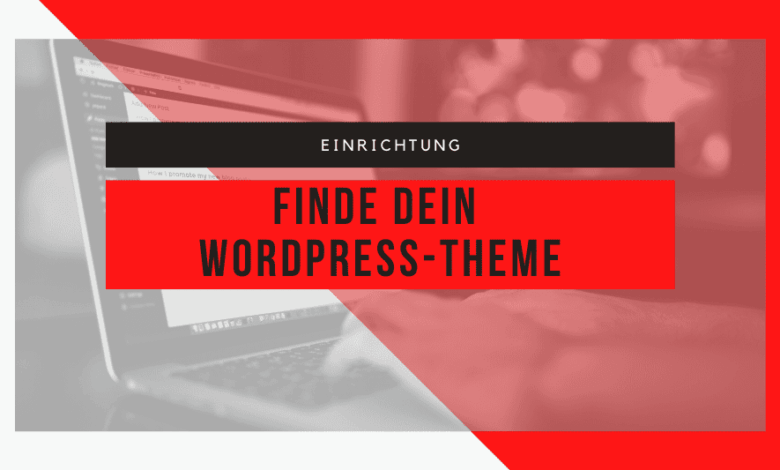 Die Suche nach dem WordPress-Theme 1