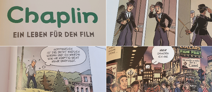 Charlie Chaplin-Biografie als Comic-Buch 1