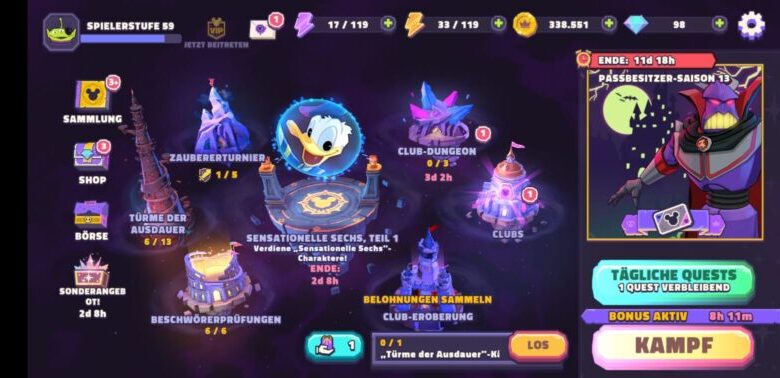 Disney Sorcerer's Arena (DSA) | Tipps, Charaktere und Lösungen 1