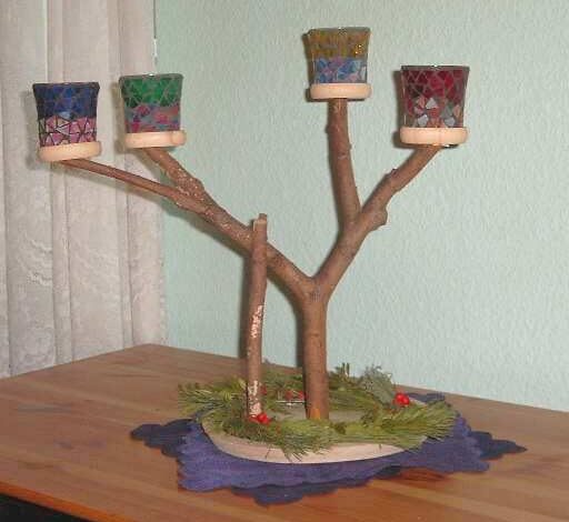 Der etwas andere DIY-Adventskranz 1