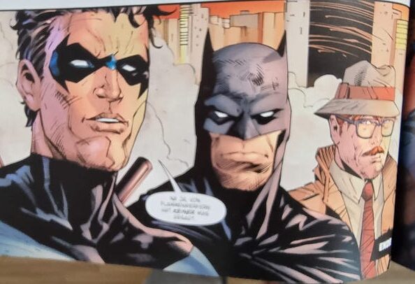 Batman, Nightwing und Gordon