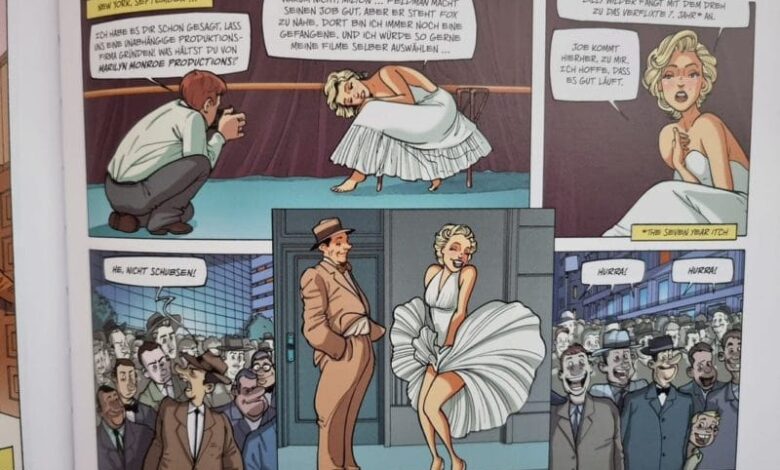 Marilyn Monroe Biografie als Graphic Novel 1
