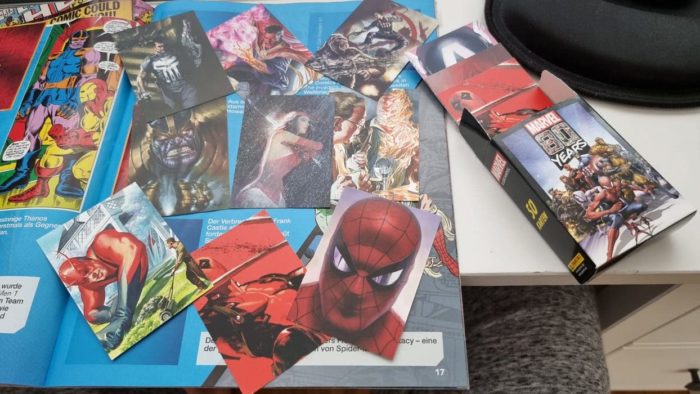 Sticker und Trading Cards | Marvel feiert 80. Geburtstag 2 Marvel Trading Cards von Panini