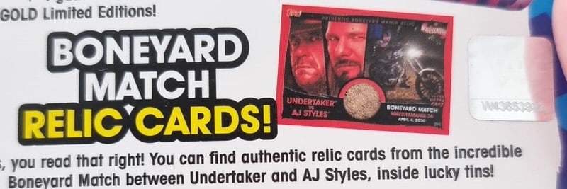 WWE Slam Attax 2021 | Neue Regeln und Varianten 2 Boneyard Relic Cards 2021