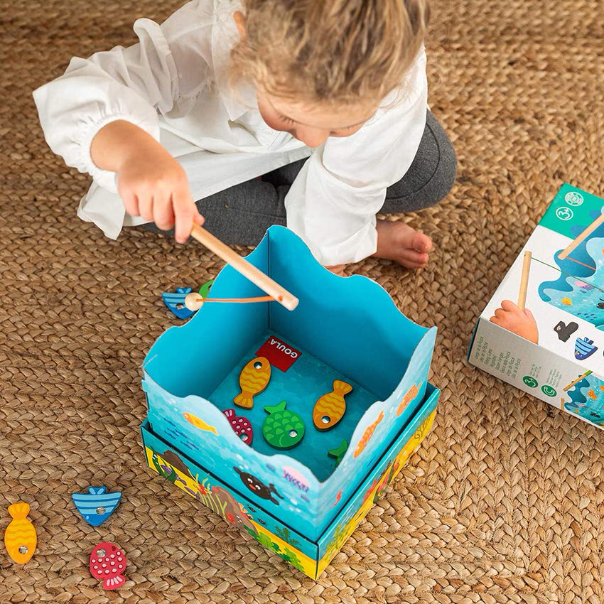 Angelspiel | Spielzeug-Klassiker aus Holz 1 Angelspiel | Spielzeug-Klassiker aus Holz 1