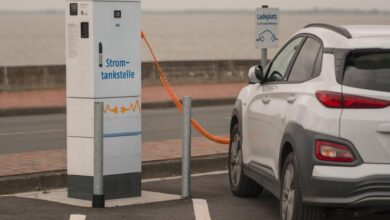 Straßenlaternen als Ladestationen für E-Autos 12 Straßenlaternen als Ladestationen für E-Autos 6