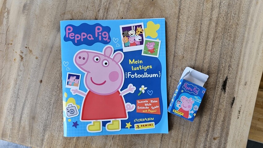 Peppa Wutz: Sticker & Sammelkarten 3 Peppa Witz Sticker und Sammelkarten