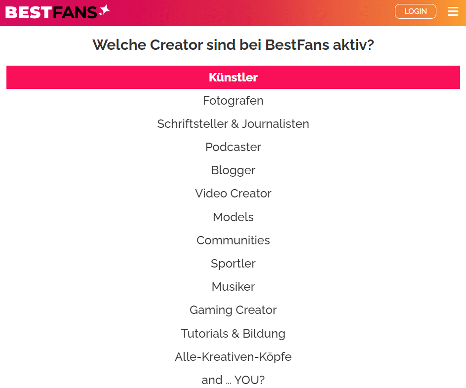 BestFans - Das bietet die Plattform den Creatorn 2 BestFans Erfahrungen