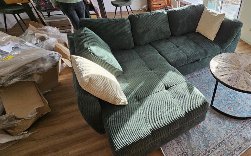 Cordsofa im Trend