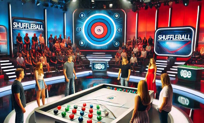 Shuffleboard-Game "Um die Ecke" aus Stefan Raab Show 1