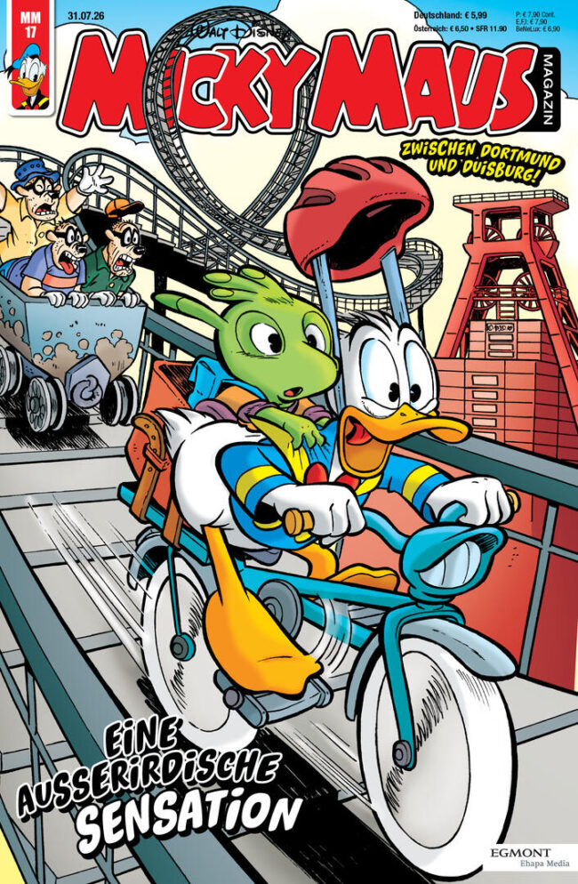 Donald Duck radelt durch das Ruhrgebiet 2 Micky Maus Ruhrgebiet